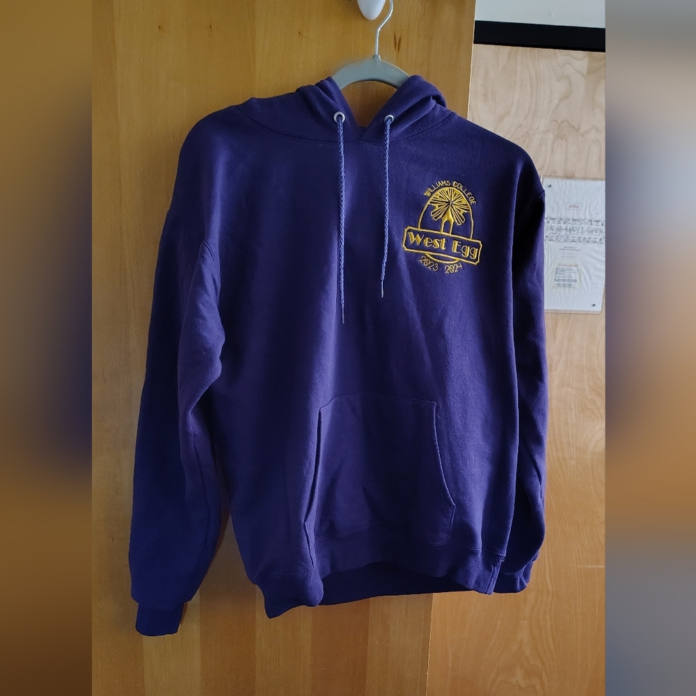 Mens Purple Williams College West Egg Hoodie